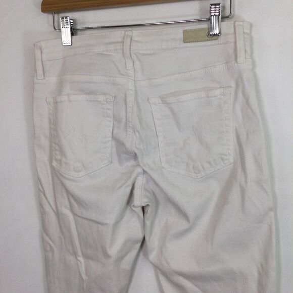 AG Adriano Goldschmied Womens Farrah High Rise Skinny Ankle Denim Jeans White 29 - Picture 6 of 11
